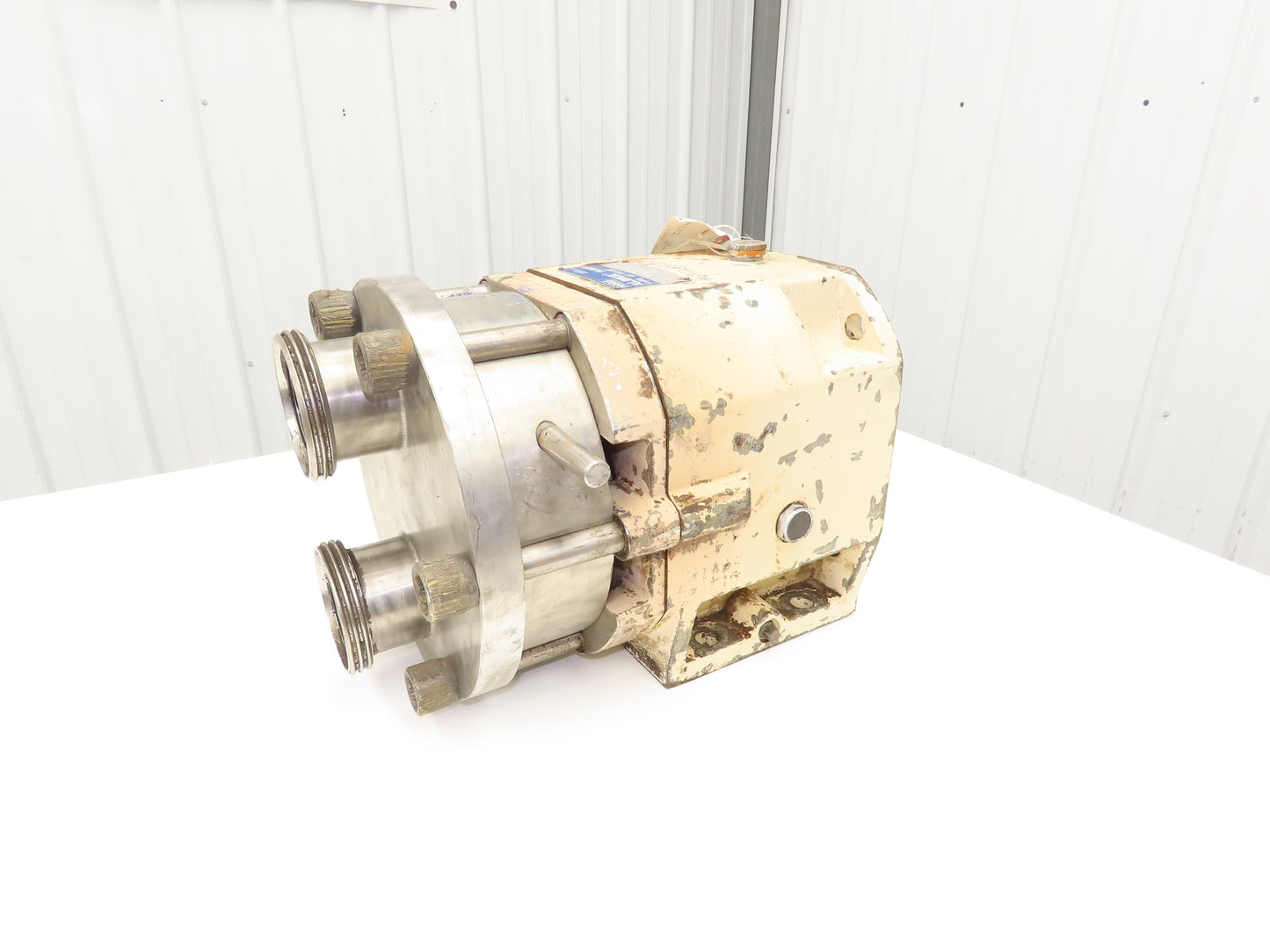 MAAG Alinox AX 110/62 Stainless Rotary Lobe Gear Pump 4" 631cm³/rev