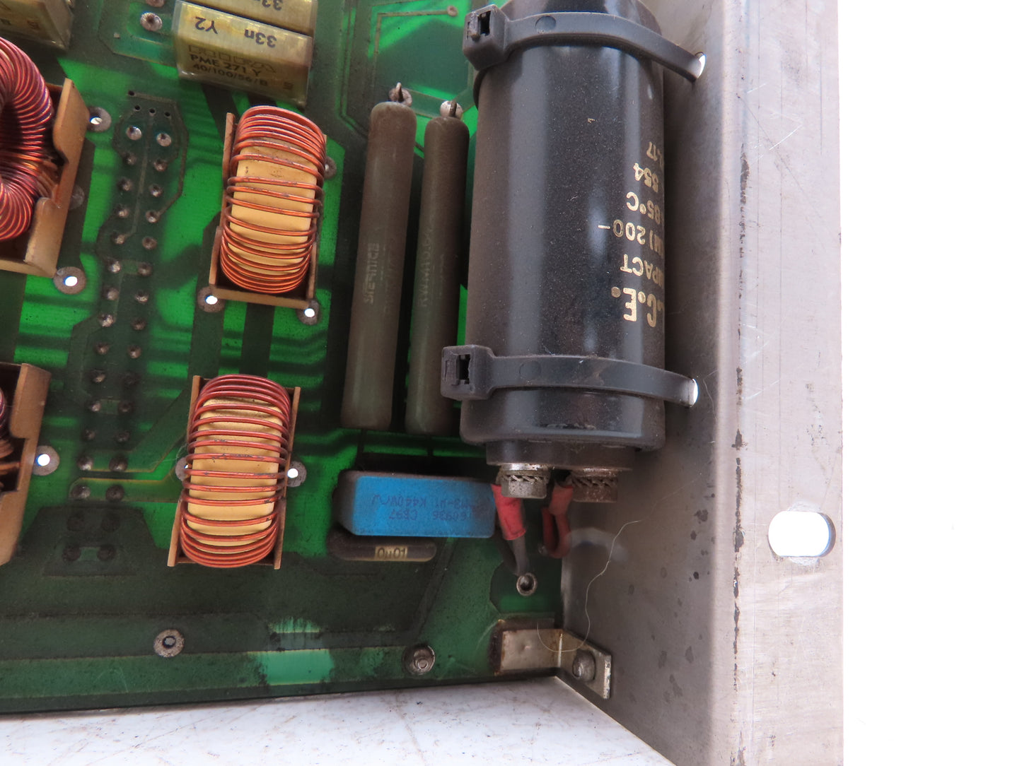 Infranor E13885 Servo Drive Backplane Chassis Assembly 37O CAT04