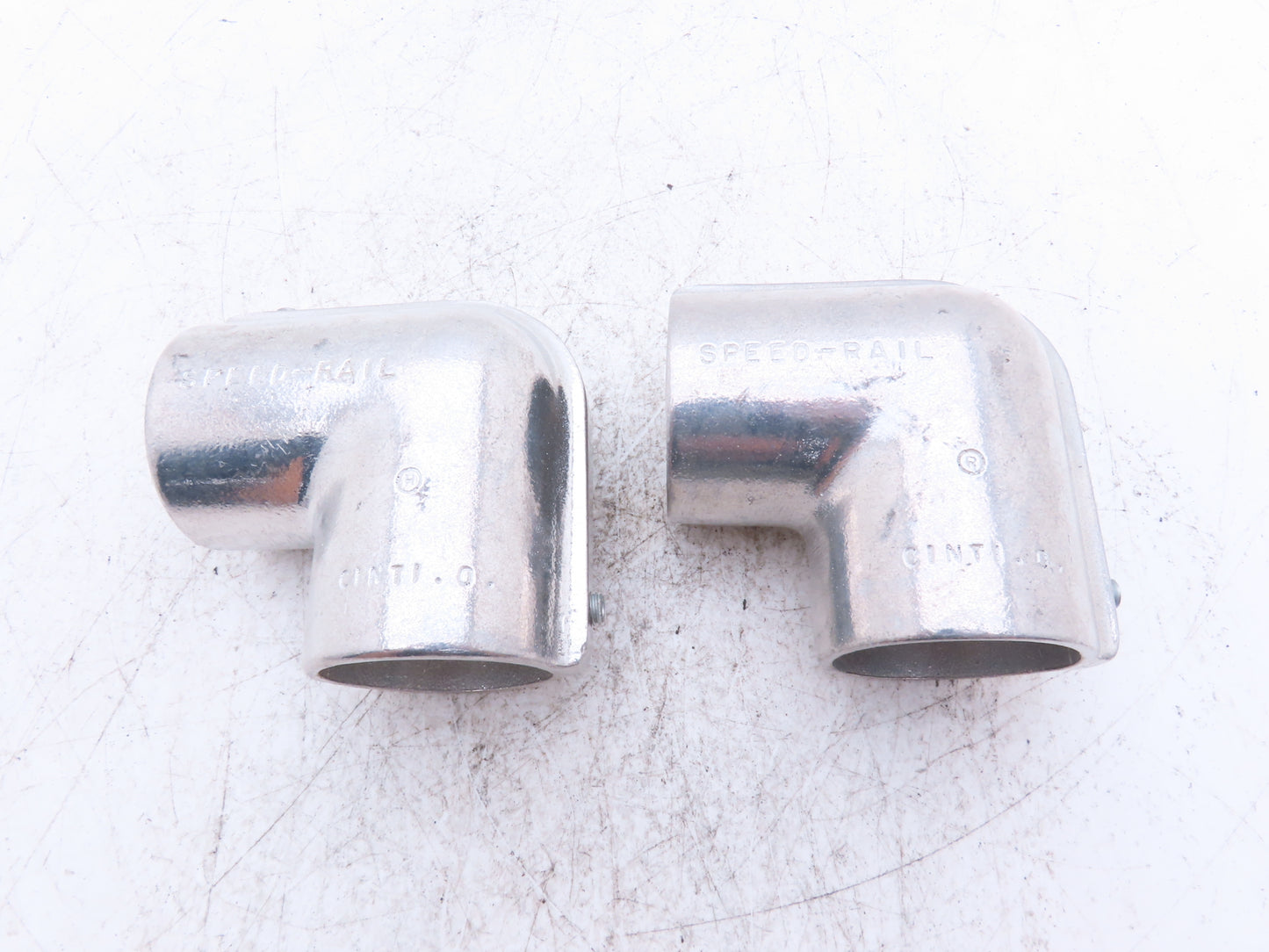 Hollaender 3-9/5-9 Speed-Rail 2" Elbow & Tee Fits 2.375"OD Pipe 2.4" ID Lot of 4