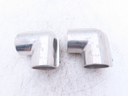 Hollaender 3-9/5-9 Speed-Rail 2" Elbow & Tee Fits 2.375"OD Pipe 2.4" ID Lot of 4
