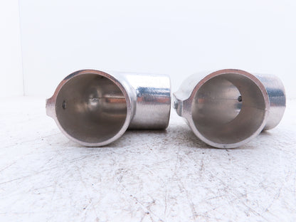 Hollaender 3-9/5-9 Speed-Rail 2" Elbow & Tee Fits 2.375"OD Pipe 2.4" ID Lot of 4