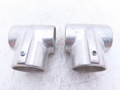Hollaender 3-9/5-9 Speed-Rail 2" Elbow & Tee Fits 2.375"OD Pipe 2.4" ID Lot of 4