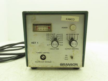 Branson KET-1 Timed Welding Power Supply 117VAC Input