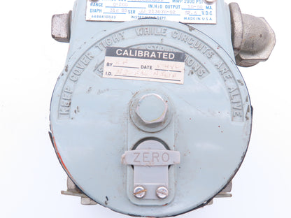 General Electric 50-555 Differential Pressure Transmitter MWP 2000PSI 52.5VCD