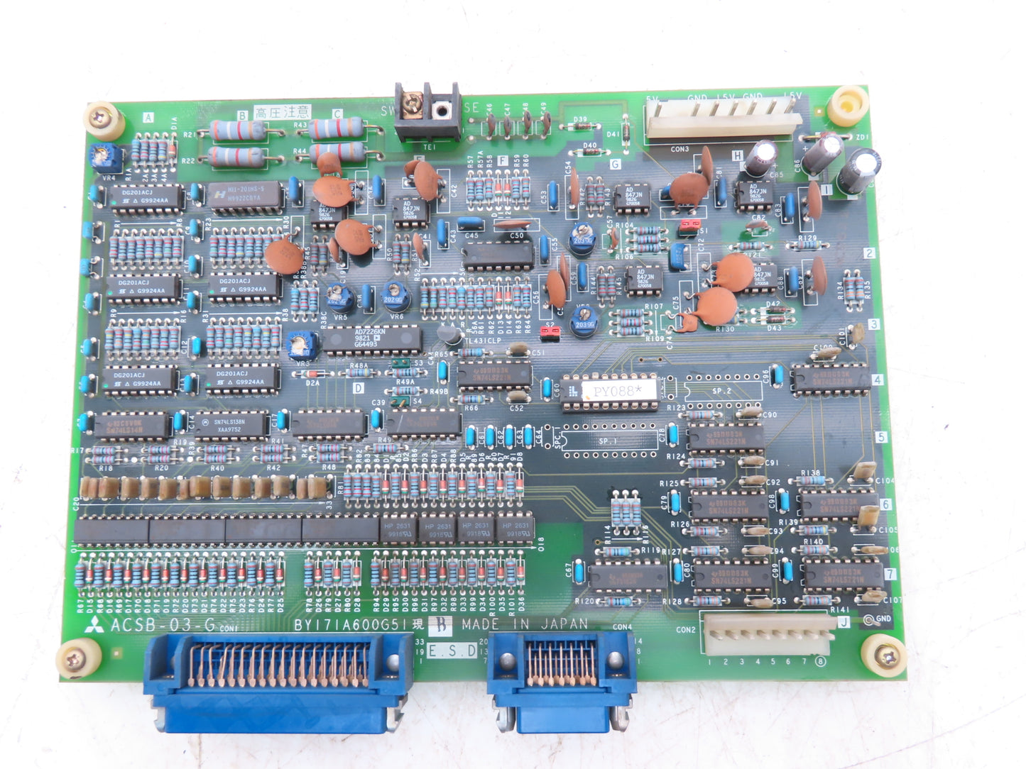 Mitsubishi BY171A600G51 CNC PCB Printed Circuit Board Controller ACSB-03-G