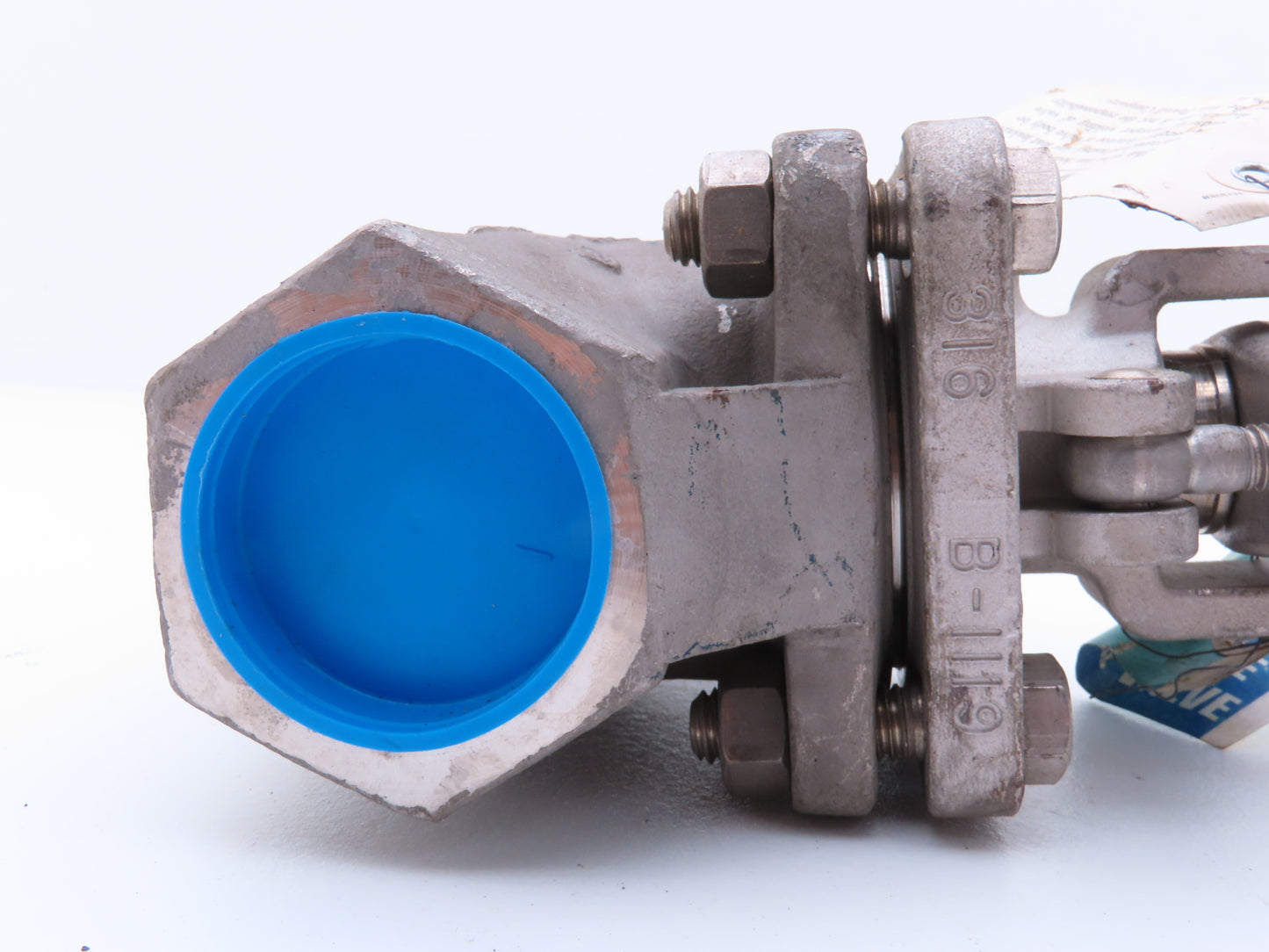 Powell 2474 Stainless Globe Valve 1-1/2" Socket Weld 200 WOG Rising Stem