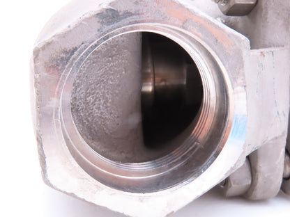 Powell 2474 Stainless Globe Valve 1-1/2" Socket Weld 200 WOG Rising Stem