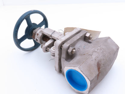 Powell 2474 Stainless Globe Valve 1-1/2" Socket Weld 200 WOG Rising Stem