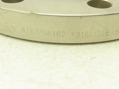 Enlin 316L Stainless Pipe Flange 3-1/2" Socket Weld 8-Bolt Class 150