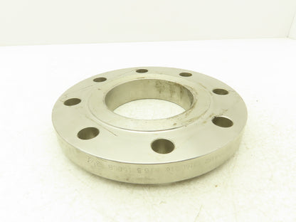 Enlin 316L Stainless Pipe Flange 3-1/2" Socket Weld 8-Bolt Class 150