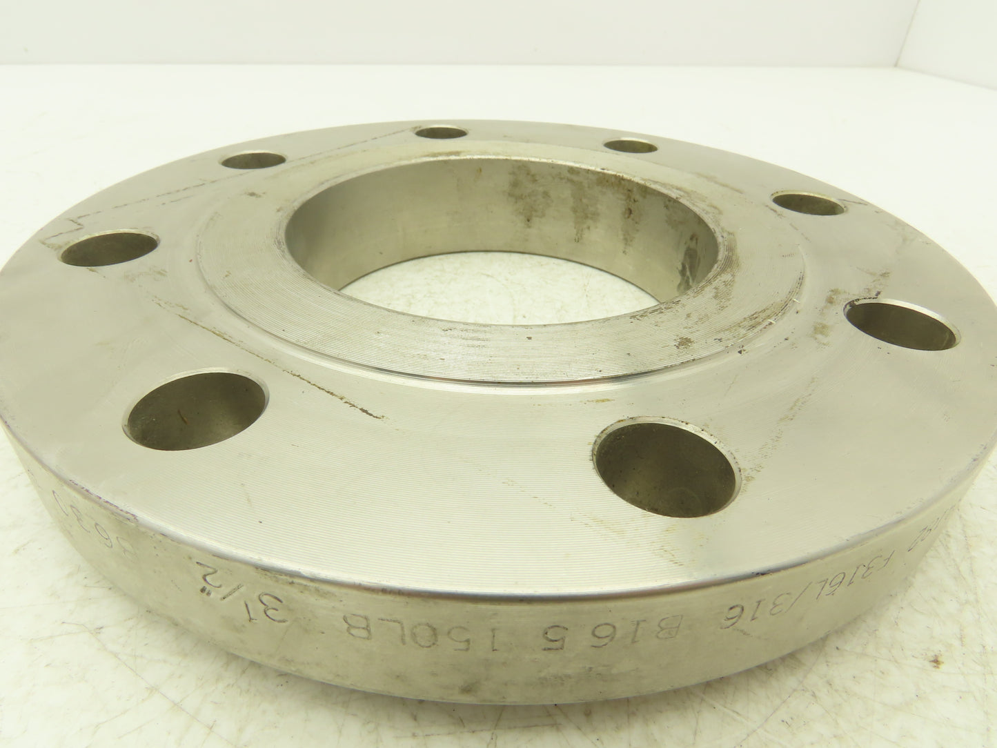 Enlin 316L Stainless Pipe Flange 3-1/2" Socket Weld 8-Bolt Class 150