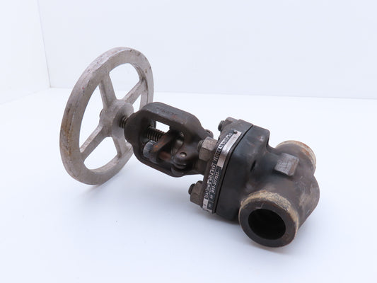 Morland 803-2177525 Globe Valve 1" Weld Socket Rising Stem Assy Code C511