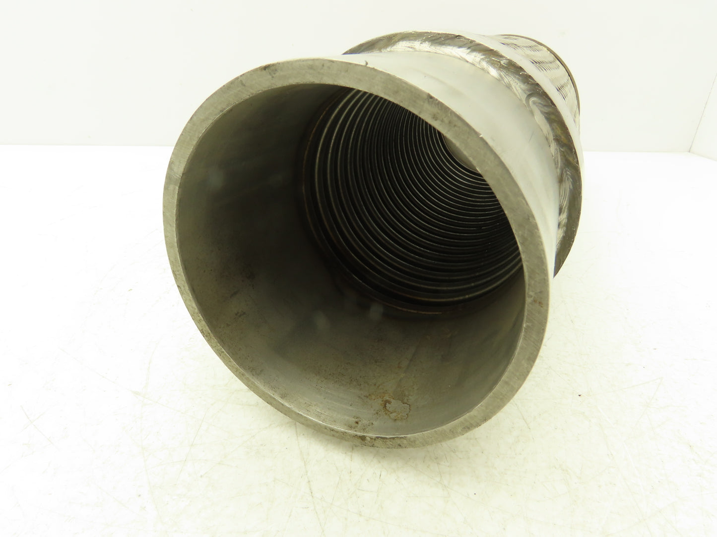 Flex-Hose Pump Saver 4"x 16" Stainless Braided Flex Connector 4"NPT x 4" Socket