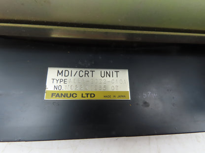 Fanuc A05B-2022-C101 MDI/CRT Operator Interface Keyboard Control Panel 9" Screen