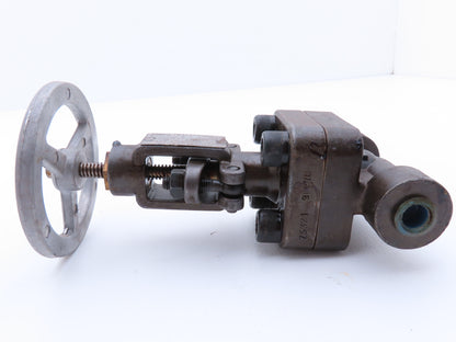 Powell C2221 B2 C1 Globe Valve 1/4" Socket Weld Rising Stem Carbon Class 1500