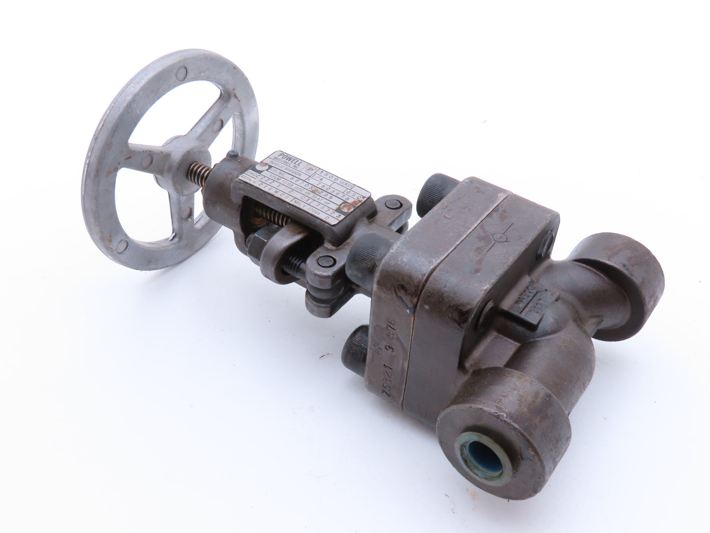 Powell C2221 B2 C1 Globe Valve 1/4" Socket Weld Rising Stem Carbon Class 1500