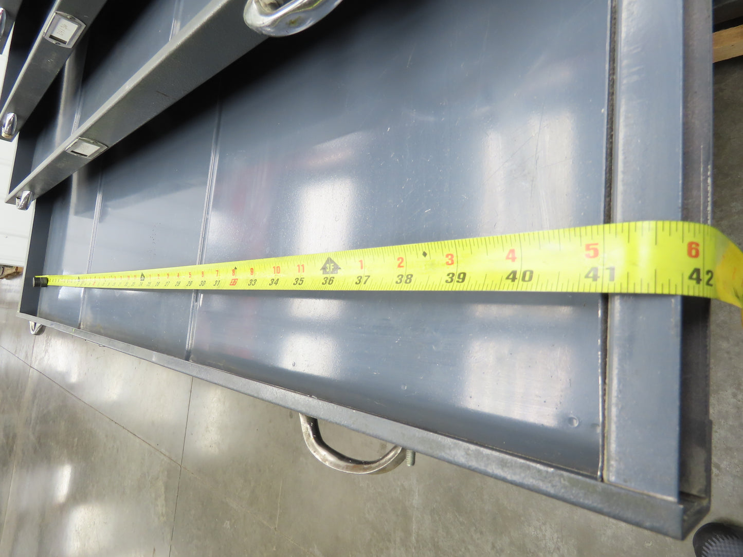 Vtg Blueprint File Metal Cabinet 41×30" ID 25 Drawers Map Draft Crafting