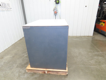 Vtg Blueprint File Metal Cabinet 41×30" ID 25 Drawers Map Draft Crafting