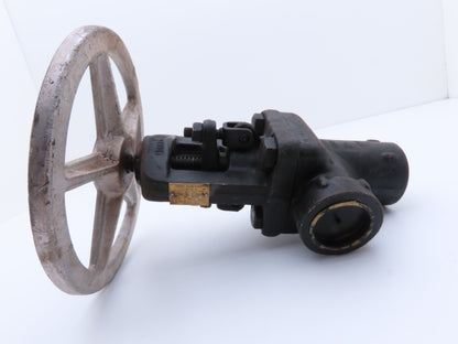 Velan 882003555 Globe Valve 1-1/2" Socket Weld Rising Stem 600PSIG Steel Body