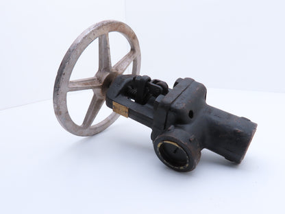 Velan 882003555 Globe Valve 1-1/2" Socket Weld Rising Stem 600PSIG Steel Body