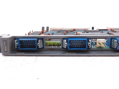 Mitsubishi BN634A234G51 CNC Printed Circuit Slot Rack Card PCB MW771C