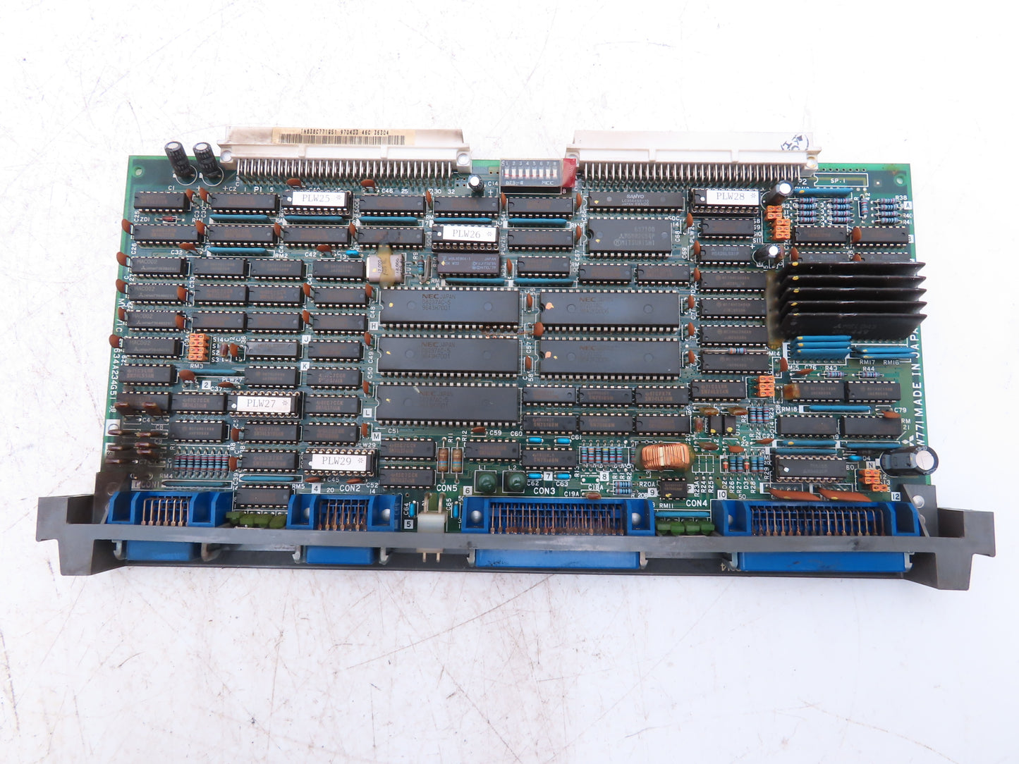 Mitsubishi BN634A234G51 CNC Printed Circuit Slot Rack Card PCB MW771C
