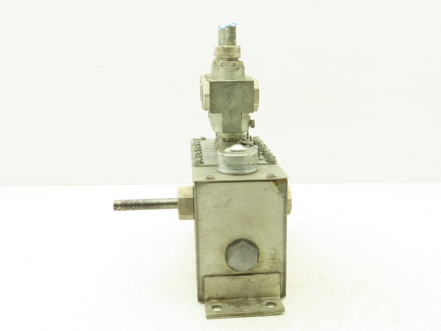 Madison Kipp SVH 4-Point Lubricator Sight Feed Oiler Pump Tank 9.75"L x 4"x 5.5"