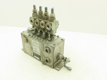 Madison Kipp SVH 4-Point Lubricator Sight Feed Oiler Pump Tank 9.75"L x 4"x 5.5"