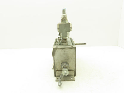 Madison Kipp SVH 4-Point Lubricator Sight Feed Oiler Pump Tank 9.75"L x 4"x 5.5"