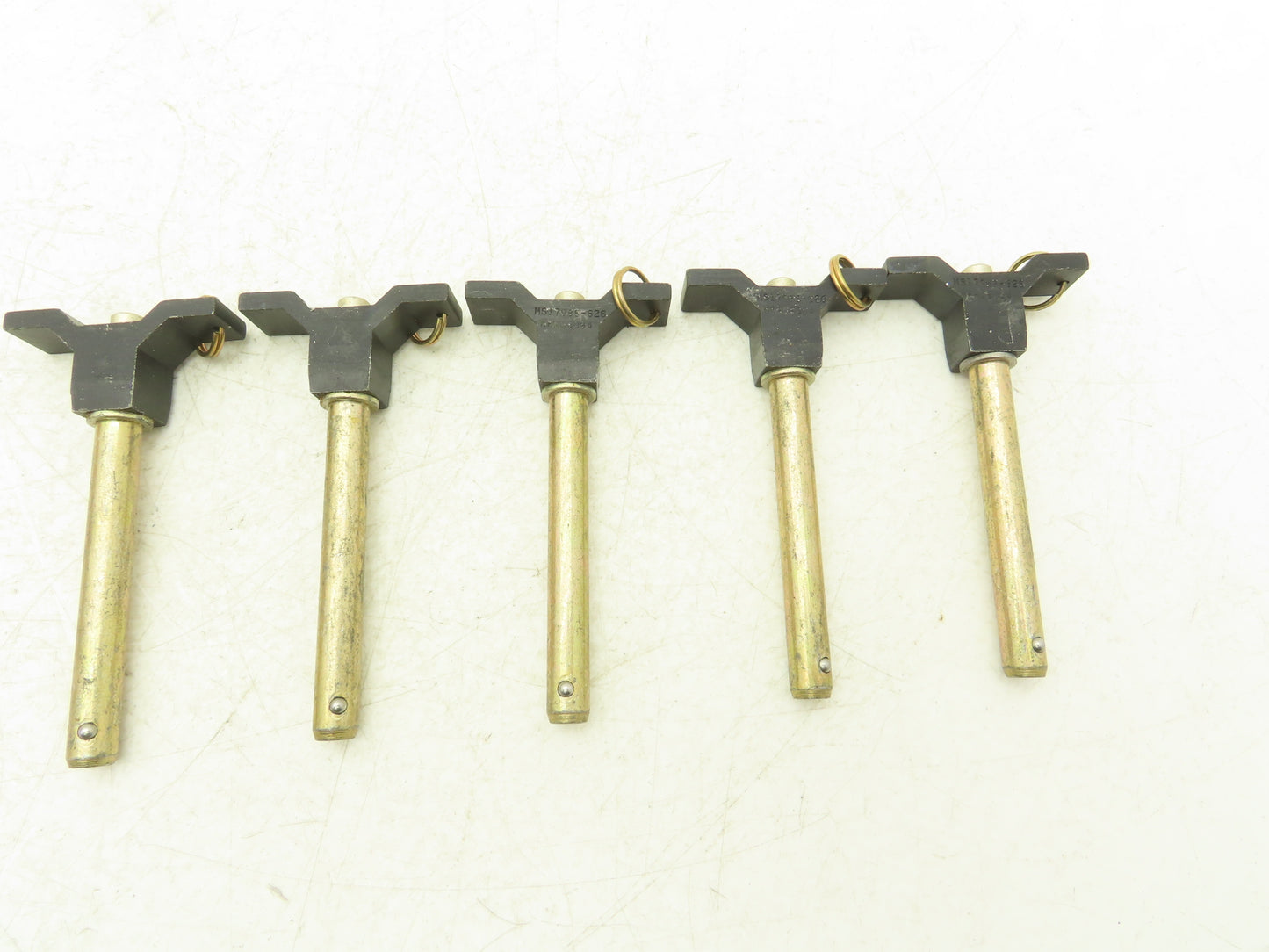 MS17985-626 Ball Lock Pin T-Handle Quick Release Aircraft Mil Spec 3/8" Lot of 5