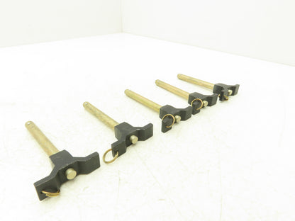MS17985-626 Ball Lock Pin T-Handle Quick Release Aircraft Mil Spec 3/8" Lot of 5