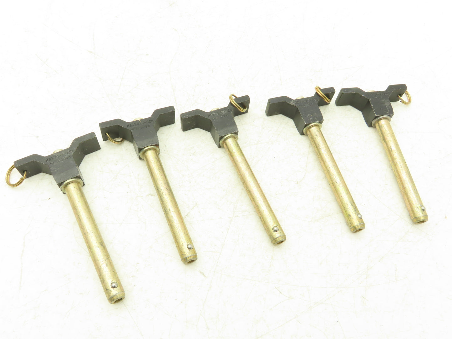 MS17985-626 Ball Lock Pin T-Handle Quick Release Aircraft Mil Spec 3/8" Lot of 5
