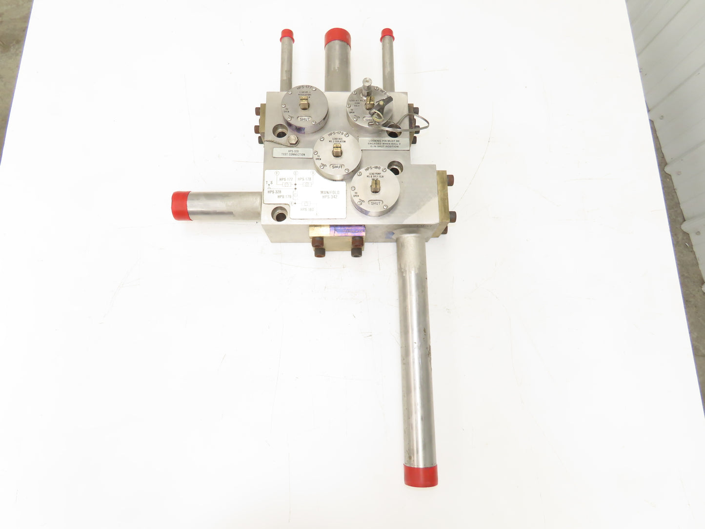 HPS342 Pump Manifold Fluid Control 4 Directional Valves Stainless Construction