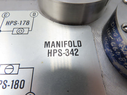 HPS342 Pump Manifold Fluid Control 4 Directional Valves Stainless Construction