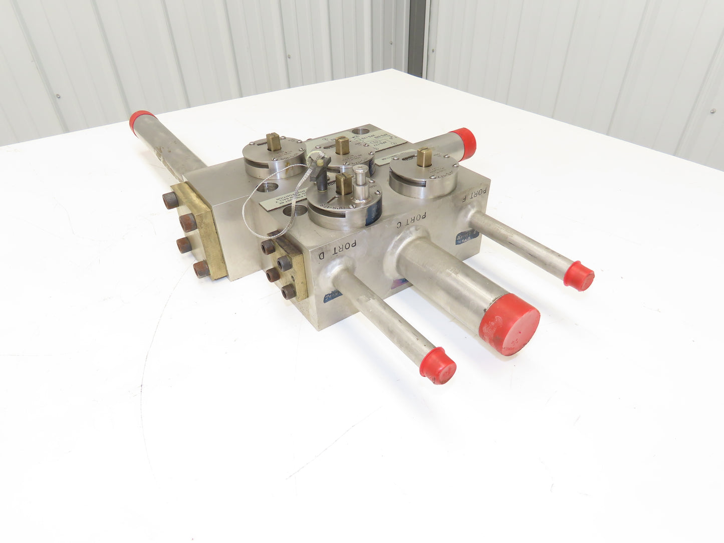 HPS342 Pump Manifold Fluid Control 4 Directional Valves Stainless Construction
