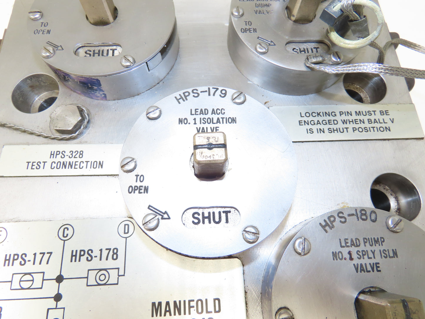 HPS342 Pump Manifold Fluid Control 4 Directional Valves Stainless Construction