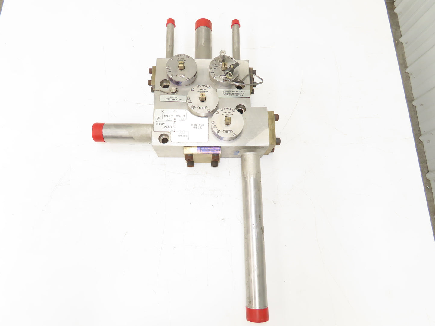 HPS342 Pump Manifold Fluid Control 4 Directional Valves Stainless Construction