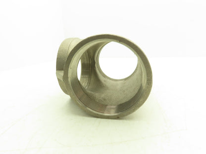 316 Stainless Steel Pipe Tee 4" NPT Class 150