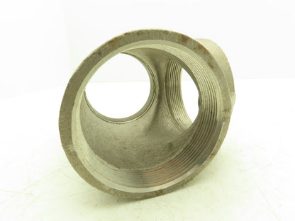 316 Stainless Steel Pipe Tee 4" NPT Class 150