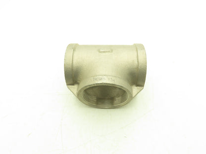 316 Stainless Steel Pipe Tee 4" NPT Class 150