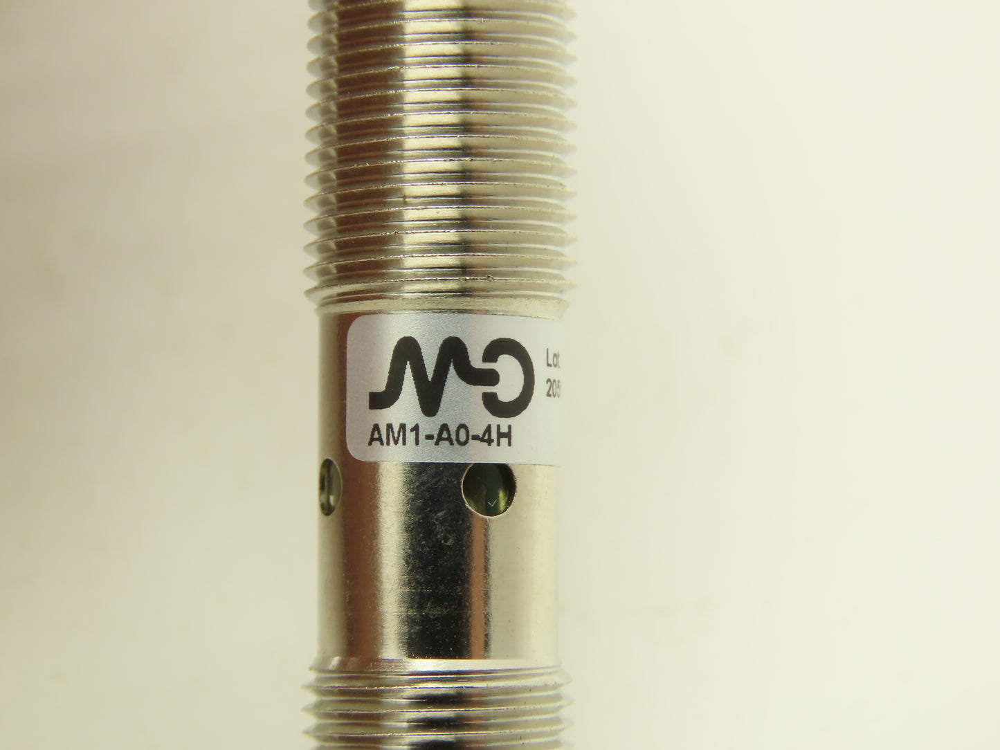 Micro Detectors AM1-A0-4H Inductive Proximity Switch 10-30VDC 12mm OD x 75mm OAL
