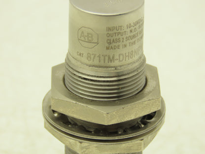Allen Bradley 871TM-DH8NP18-N4 Proximity Sensor Inductive NO 10-30vdc 200mA
