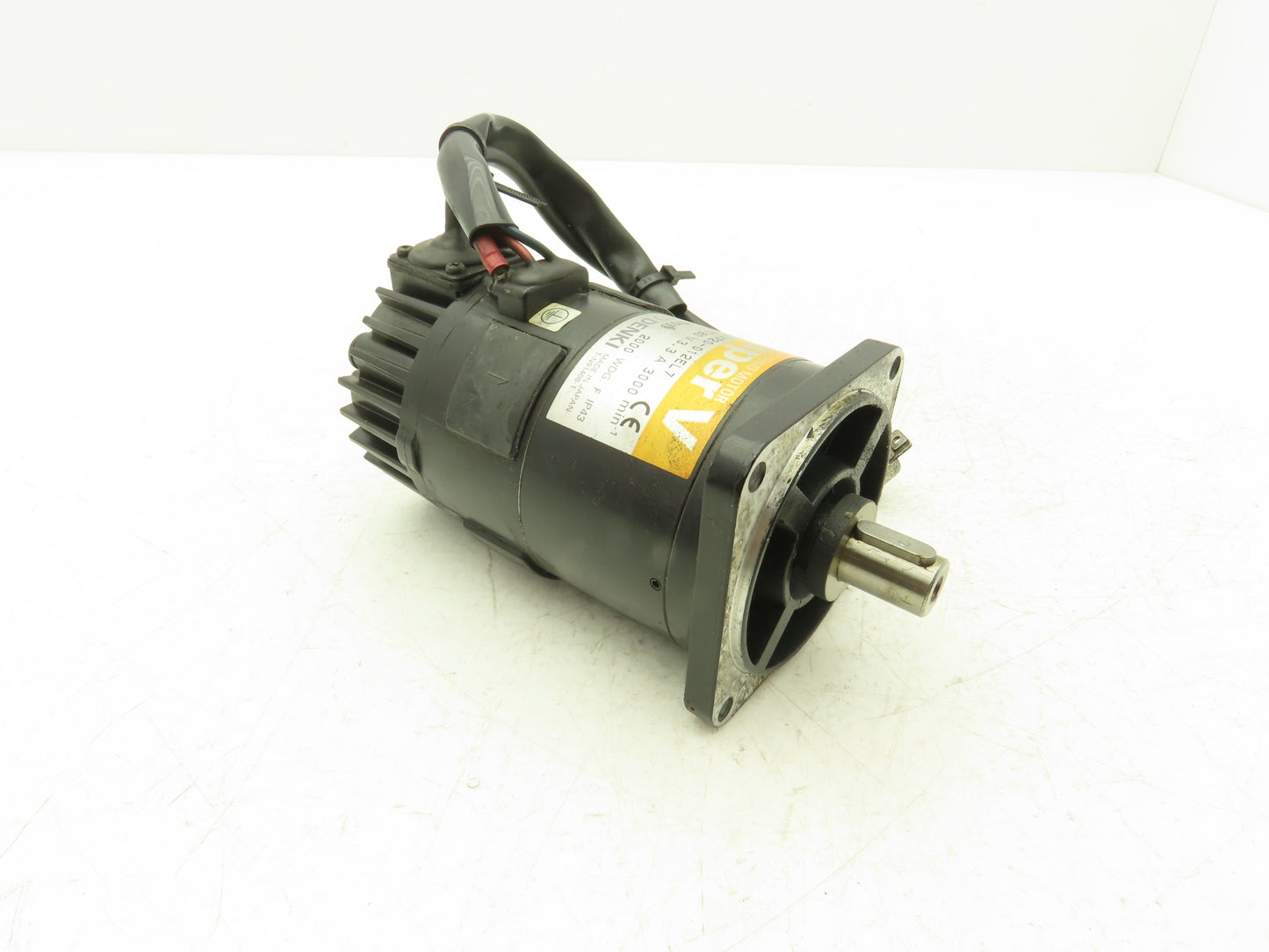 Sanyo Denki V720-012EL7 Super V DC Servo Motor 80 VDC With Encoder