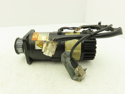 Sanyo Denki V720B-412EL7 Super V DC Servo Brake Motor 80 VDC W/Encoder 24V Brake