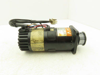 Sanyo Denki V720B-412EL7 Super V DC Servo Brake Motor 80 VDC W/Encoder 24V Brake