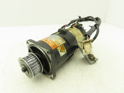 Sanyo Denki V720B-412EL7 Super V DC Servo Brake Motor 80 VDC W/Encoder 24V Brake