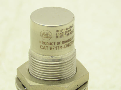 Allen Bradley 871TM-DH8CP18-N4 Proximity Sensor Inductive 10-30vdc 200mA 18mm OD