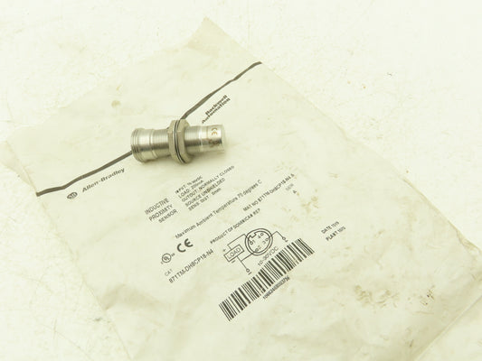Allen Bradley 871TM-DH8CP18-N4 Proximity Sensor Inductive 10-30vdc 200mA 18mm OD