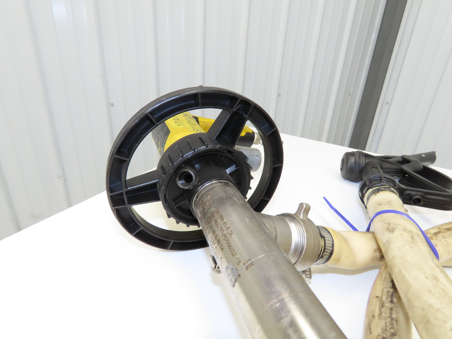 Lutz MD-2 Pneumatic Air Mixer Drum Container Pump 48" Tube w/Hose Niro 41-R DL