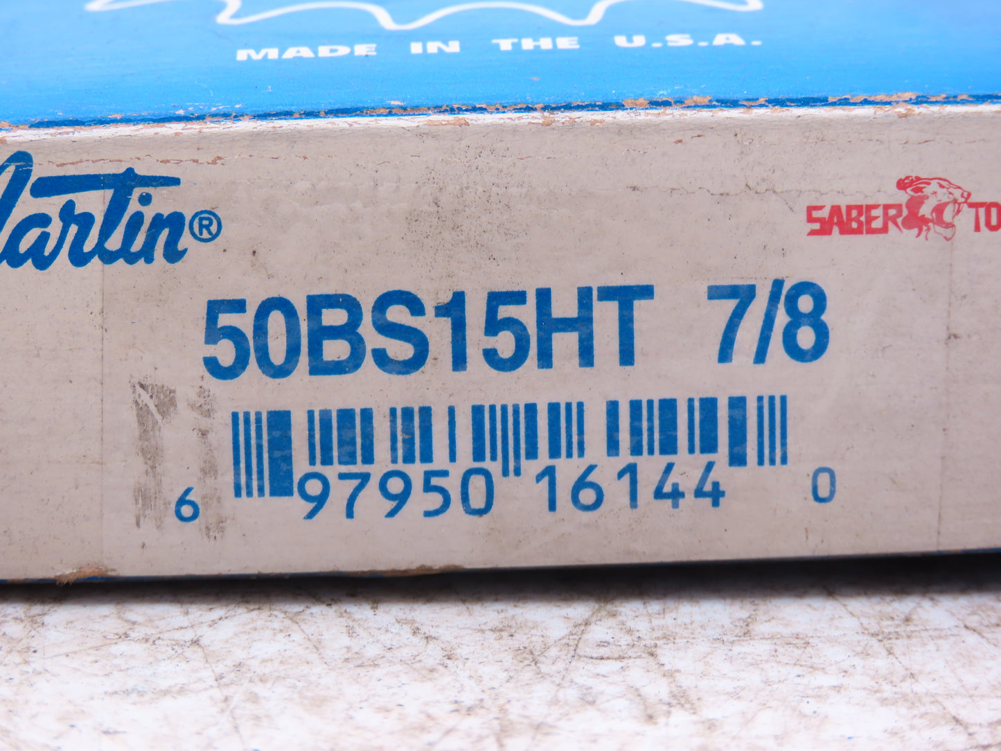 Martin 50BS15HT 7/8 #50 Roller Chain Sprocket 15-Tooth 7/8" Bore  Lot of 3